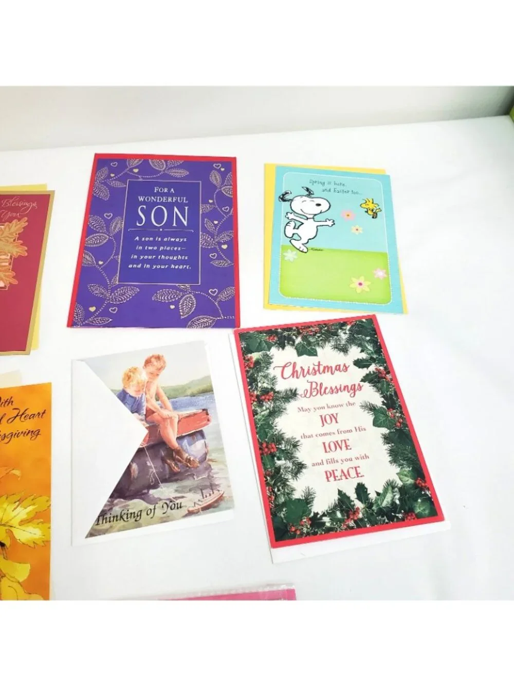 Lot of 22 Mixed Greeting Cards Hallmark Voila & More New Thanksgiving Valentine